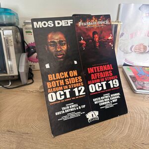 Vintage Rawkus Records Mos Def Pharoahe Monch Album Promo Stand